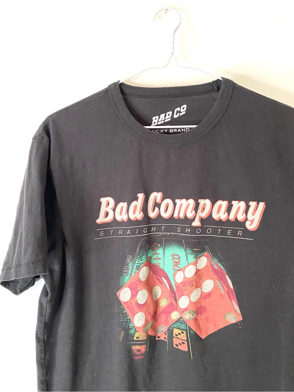 Lucky Brand x Bad Company Straight Shooter Black Band Graphic Tee Rock - Picture 2 of 6